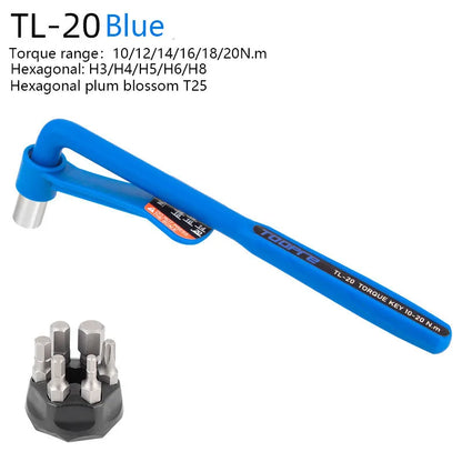 TOOPRE Bicycle Torque Tool Wrench Hexagonal set 10-20NM Adjustable Repair Tools