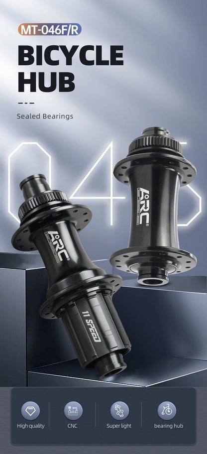 ARC Road Bike Hub Center Lock Disc Brake 6 Sealed Bearing Hub  4 Pawls 48 Clicks For HG XDR 8 9 10 11 12 Speed