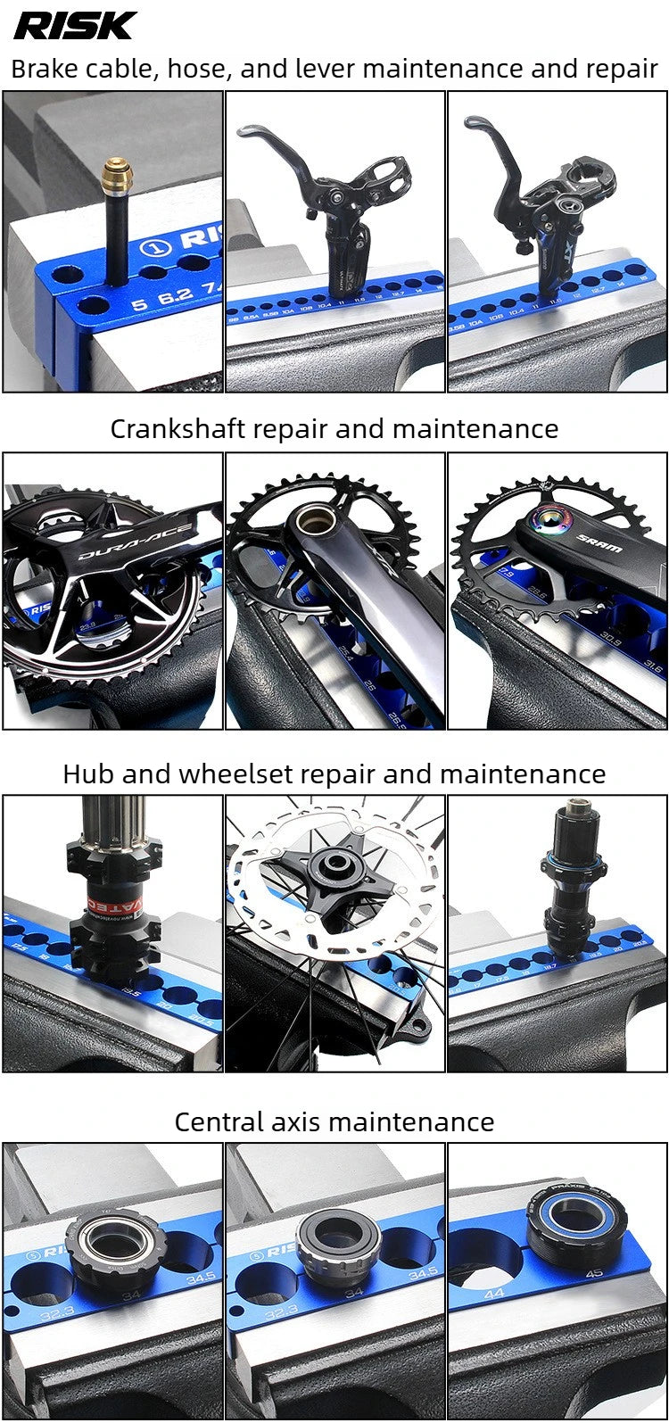 Vise Shaft Clamps Fork&Shock