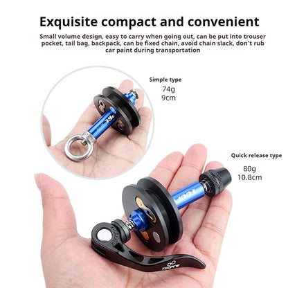 TOOPRE Chain Holder Virtual Flywheel Bicycle Mountain Road Washing Chain Chain Holder Tensioner Tool