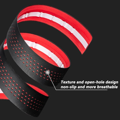 1pair Perforated Breathable Handlebar Tape Non-slip EVA/PU Soft Anti-Vibration