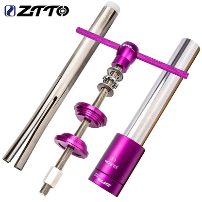 ZTTO Bicycle Headset Press Fit Install And Remove Tool Semi Integrated Steering Box Fork Crown Spacer Washer Installer Driver