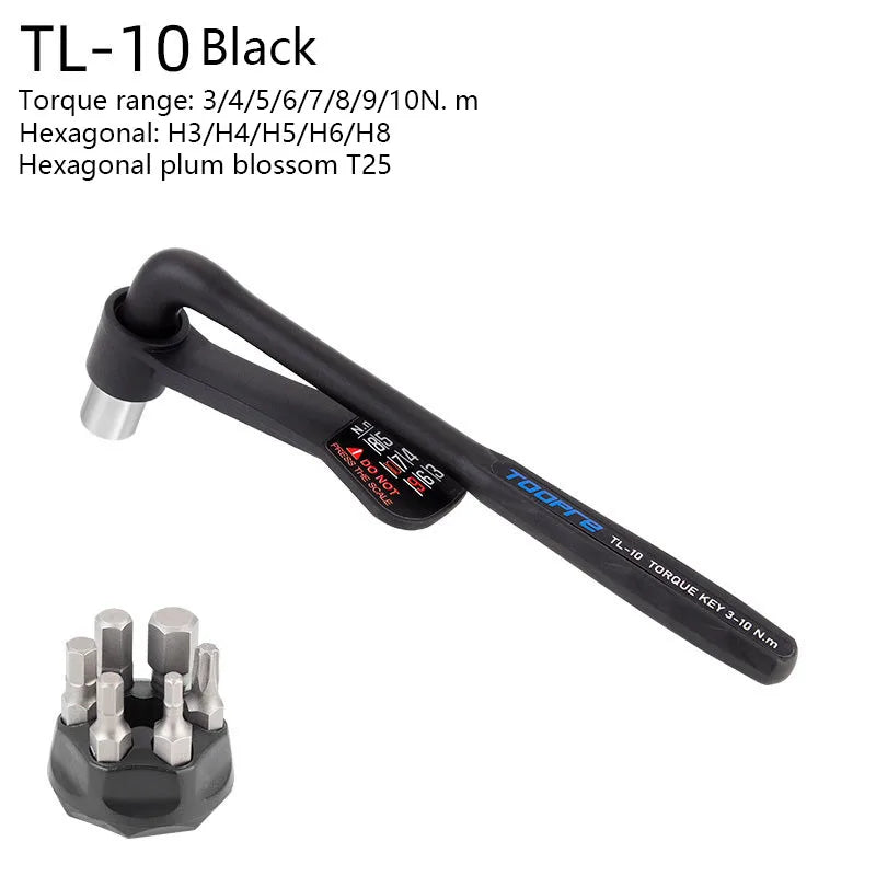 TOOPRE Bicycle Torque Tool Wrench Hexagonal set 10-20NM Adjustable Repair Tools