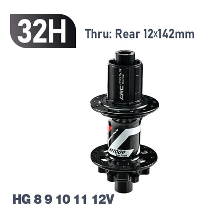 ARC 009 32 Holes 4 Sealed Bearing Hubs HG/XD MS 8 9 10 11 12-speed 6 Claws 114 Clicks