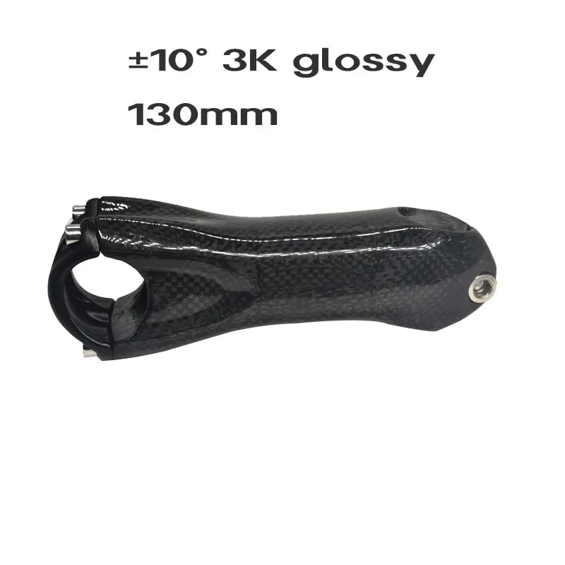 Ultra Light Carbon Stem ±10 Degrees  80-130mm Bicycle bar 31.8mm fork  28.6mm
