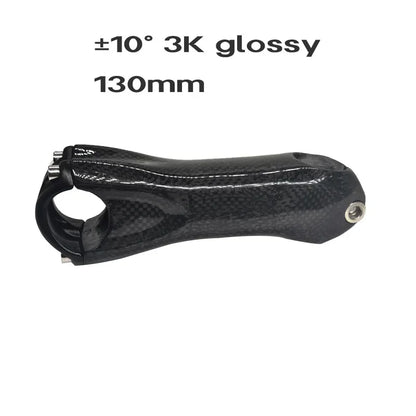 Ultra Light Carbon Stem ±10 Degrees  80-130mm Bicycle bar 31.8mm fork  28.6mm