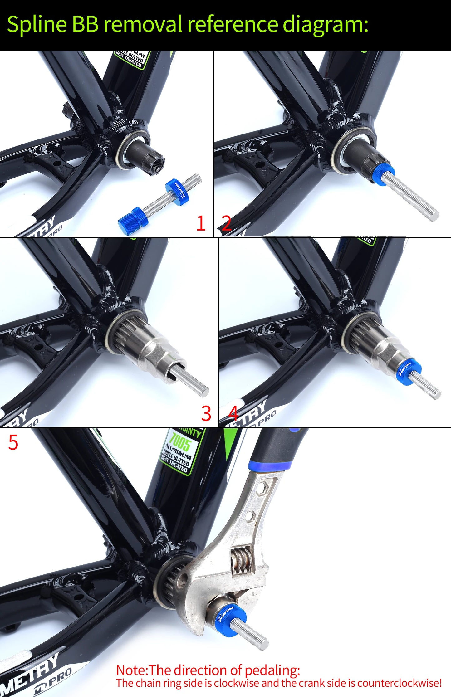 RISK RL215PRO Square & Spline BB Bottom Bracket Anti Drop Fixing Rod