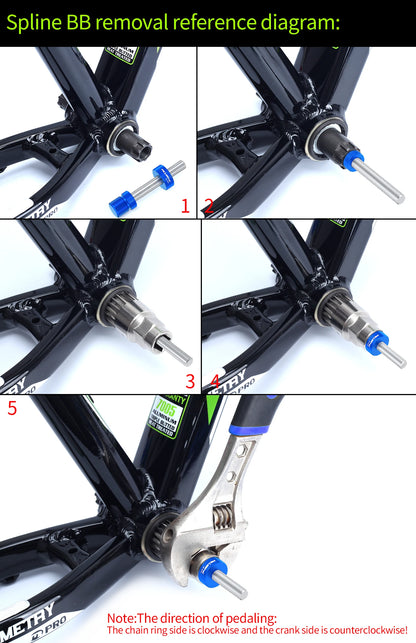 RISK RL215PRO Square & Spline BB Bottom Bracket Anti Drop Fixing Rod