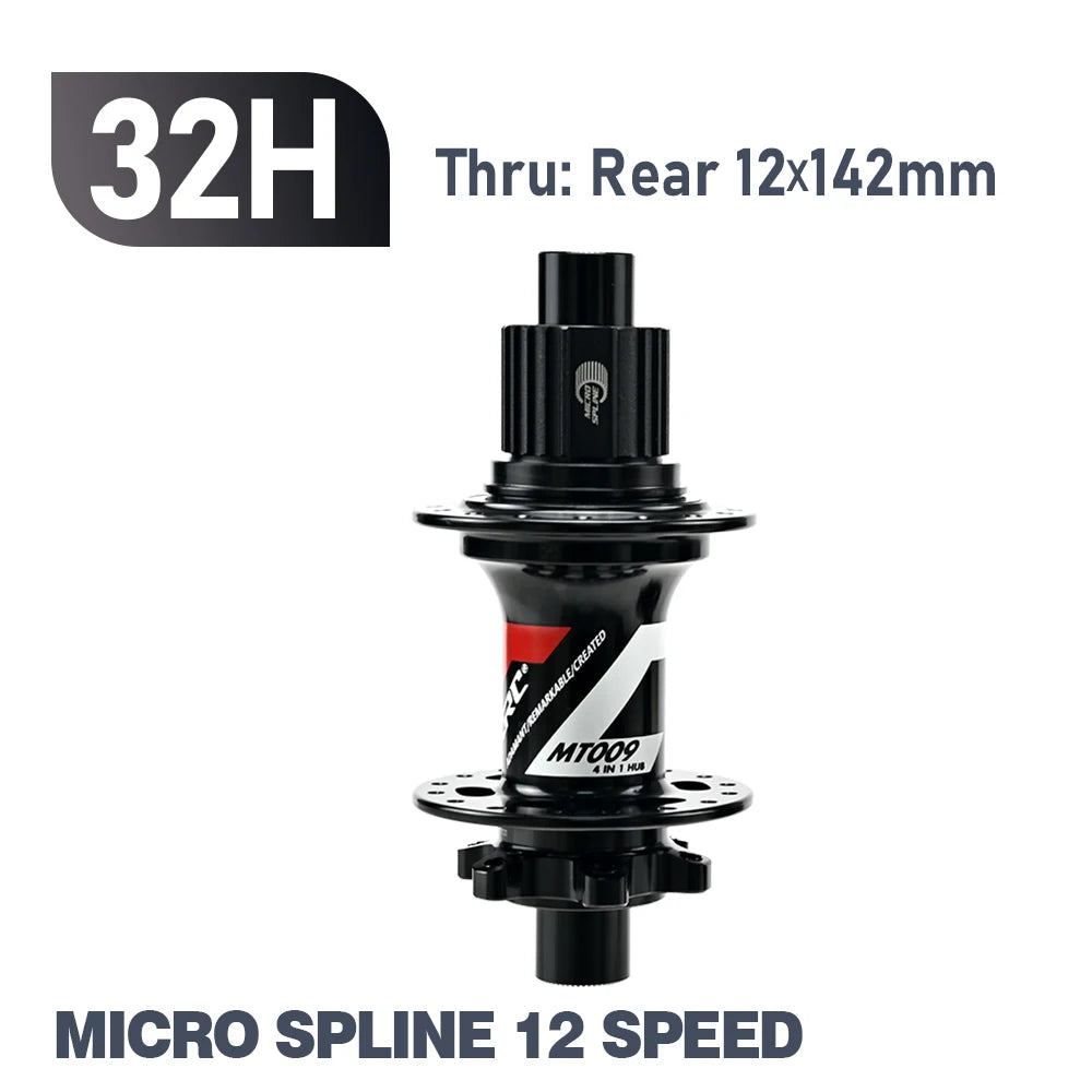 ARC 009 32 Holes 4 Sealed Bearing Hubs HG/XD MS 8 9 10 11 12-speed 6 Claws 114 Clicks