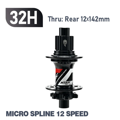 ARC 009 32 Holes 4 Sealed Bearing Hubs HG/XD MS 8 9 10 11 12-speed 6 Claws 114 Clicks