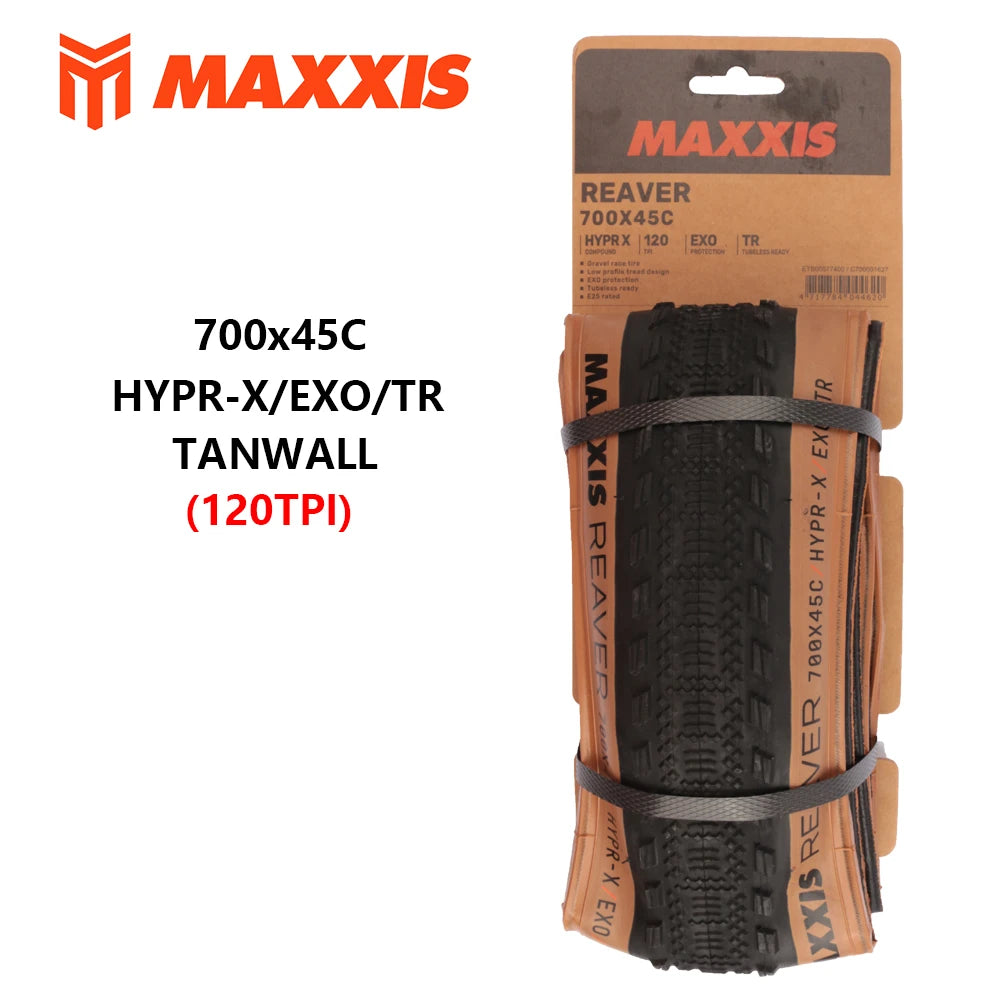 MAXXIS New REAVER RAMBLER RECEPTOR ASPEN ST Gravel Tire HYPR-X Tubeless Gravel Bike Tires 700x40C/45C/55C Off Road Bicycle Tires