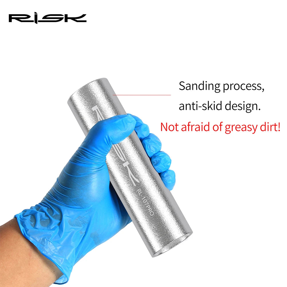 RISK Bicycle Front Fork Crown Installation Tool Practical Mountain Bike Headset Press-Fit Tool Anti-slip Repairing Supplies