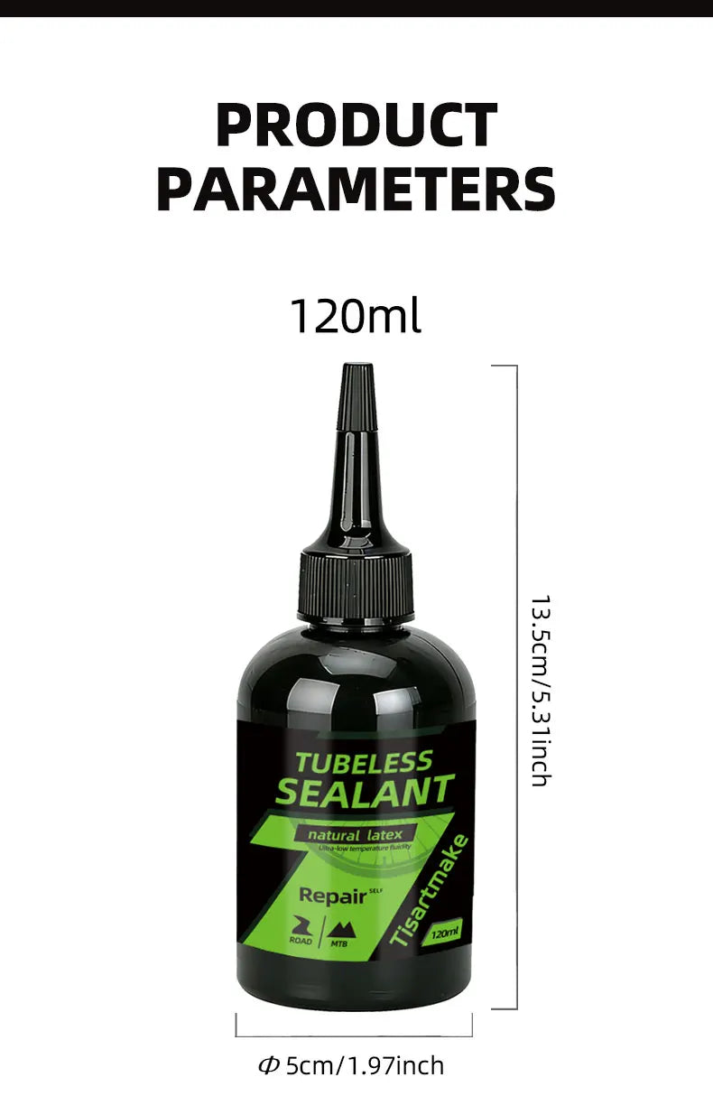 Tubeless Bike Tire Sealant Puncture Repair Fluid Latex Long Lasting Fast Sealing for MTB Road CX Gravel Bicycle Tires