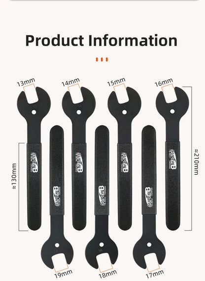 Super B Bicycle Tools Hub Cone Spanner 13-19mm