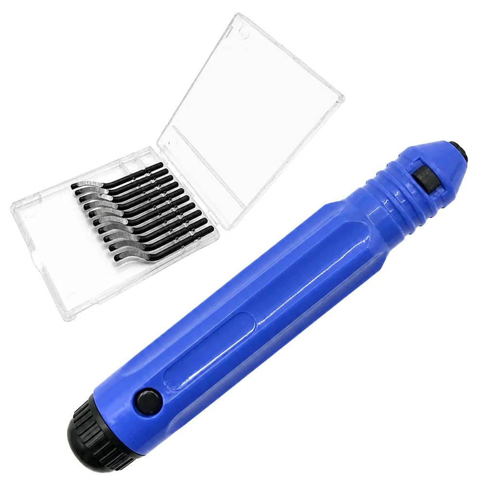 Hand Metal Deburring Tool Kit Router Bit Rotary Deburr Blades Precision Edge Remover For Wood Plastic Aluminum Copper Steel Tool