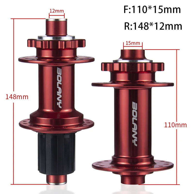 BOLANY  Hubs 110x15 148x12  XD/HG/MS 32 Hole