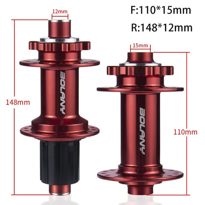 BOLANY  Hubs 110x15 148x12  XD/HG/MS 32 Hole