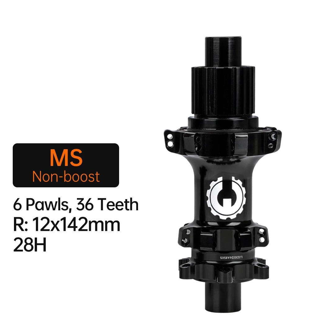 Bicycle MTB Hub 6Bolt Brake Boost 6 Pawls 28H F15*100/15*110 R12*142/12*148 Integrated AL7075 HG/XD/MS