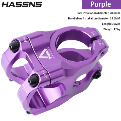 HASSNS HA31 Mountain Bike Stem 35mm 31.8mm