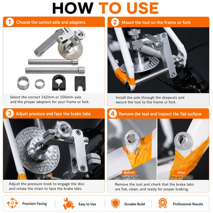 Disc Brake Mount Facing Tool Kit