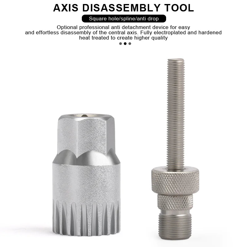 Bottom Bracket Removal Tool 20 Teeth Spline Fixing Rod Anti-Drop Tool