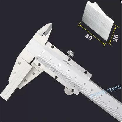 0-150mm 6inch Wire rope calipers wide large jaw BROAD FACE cable vernier caliper