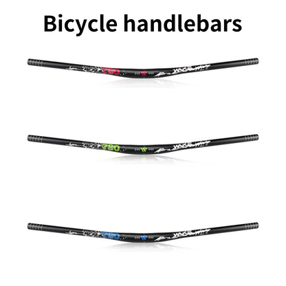 Mountain Bike Handlebars 31.8MM Diameter High-Rise Handlebar with Matte Surface 720MM 780MM Length Aluminum