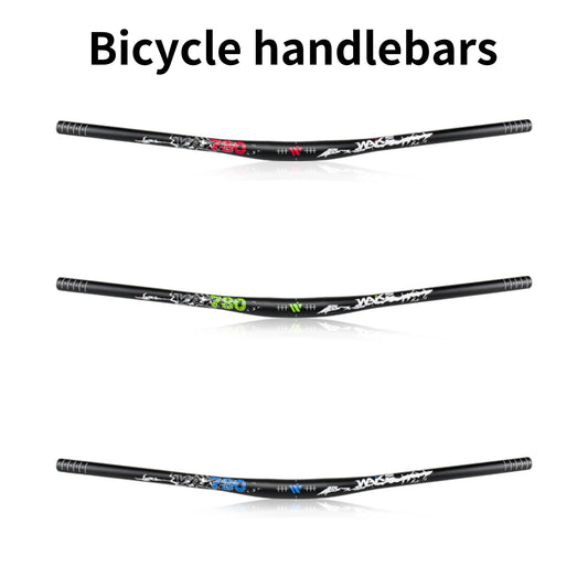 Mountain Bike Handlebars 31.8MM Diameter High-Rise Handlebar with Matte Surface 720MM 780MM Length Aluminum