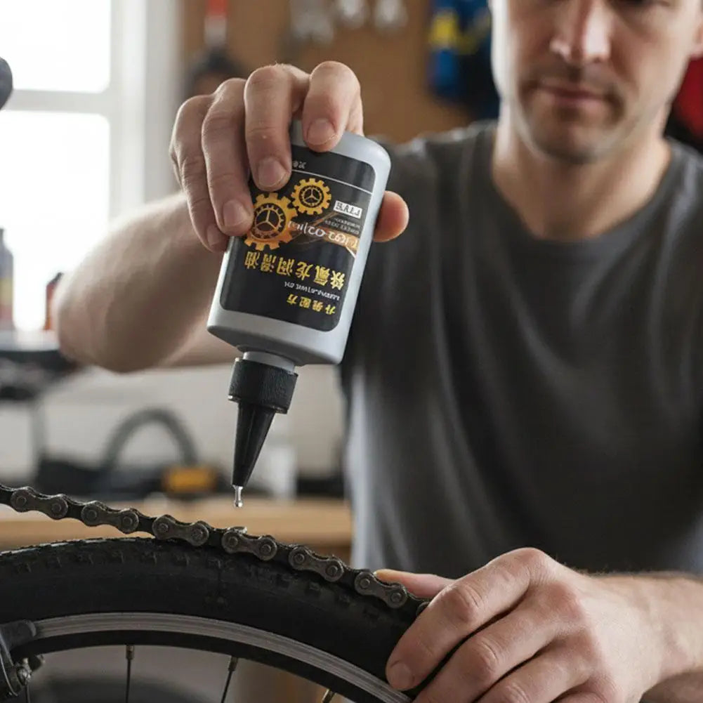  Bicycle Lube Chain Oil 100ml Dry Chain Lubricant Bike Gear Waxy Maintenance Oil Bike Special Lubricant Chain Gear Oil