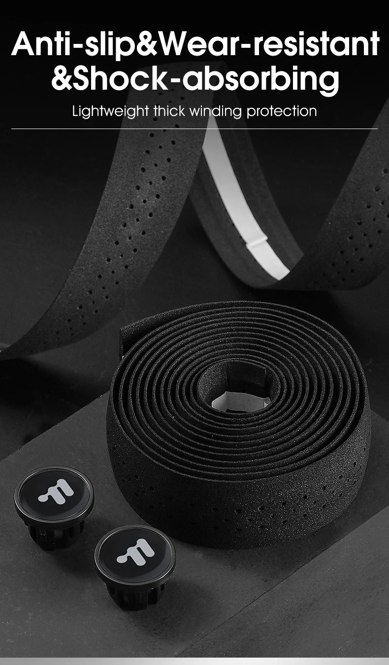 WEST BIKING Bicycle Handlebar Tape EVA High Elastic Bike Bar Tape Breathable Shock Absorption Tapes MTB Road Bike Accessories