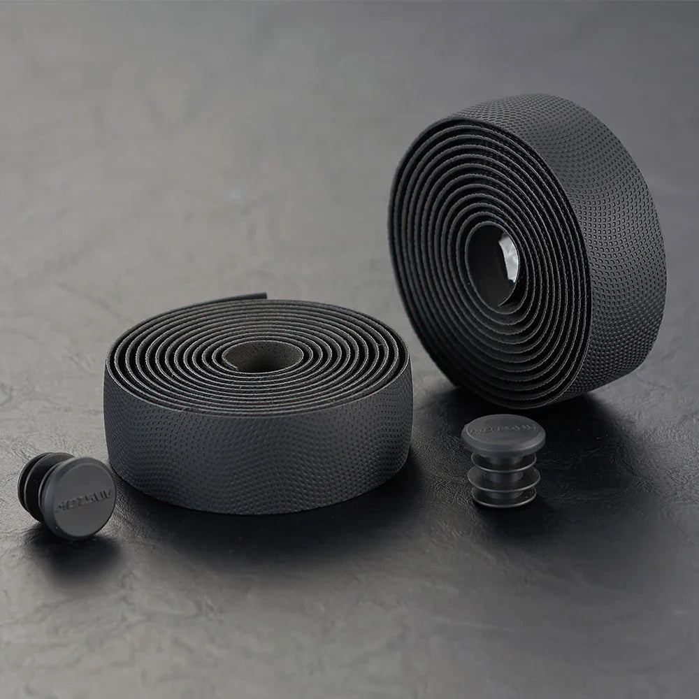 Road Bike Handlebar Tape Black Bar Tapes EVA/PU Soft Anti-Vibration Wrap Tape Durable Bar Bartape Anti-slip