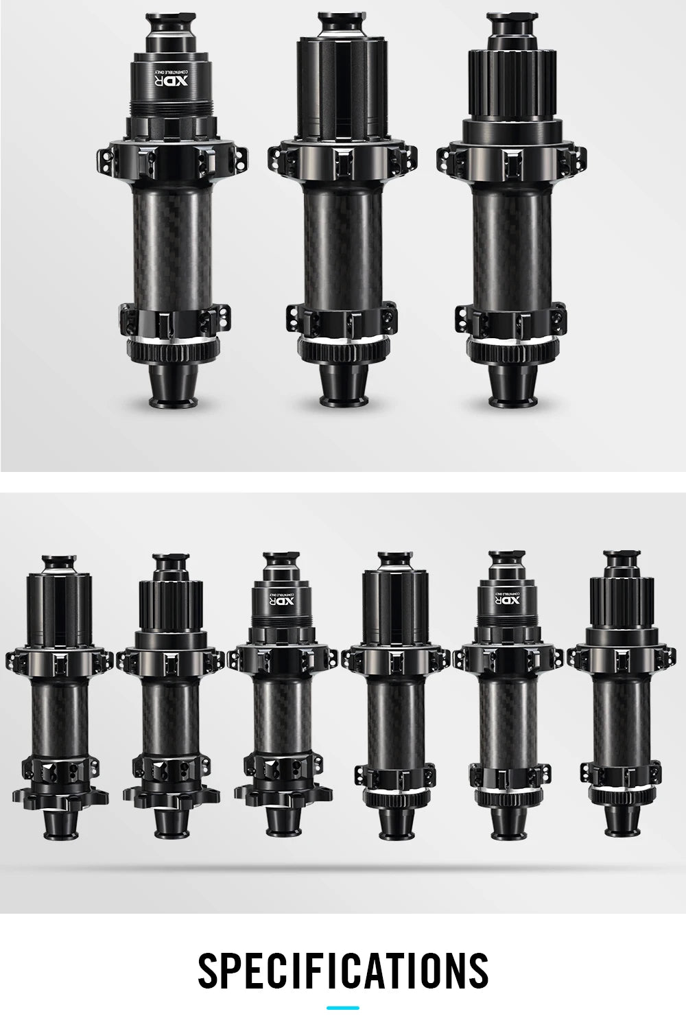 RYET MTB Carbon Hubs  6 Pawls 148MM 10/11/12 Speed Bicycle Hub HG MS XD