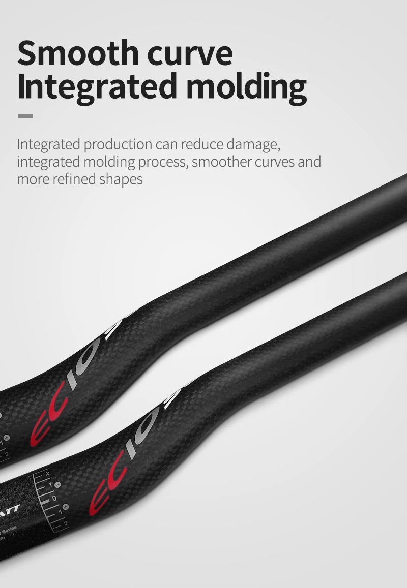 Carbon mountain bike handlebar  MTB 3k 31.8*680 760mm swallow-shaped handlebar