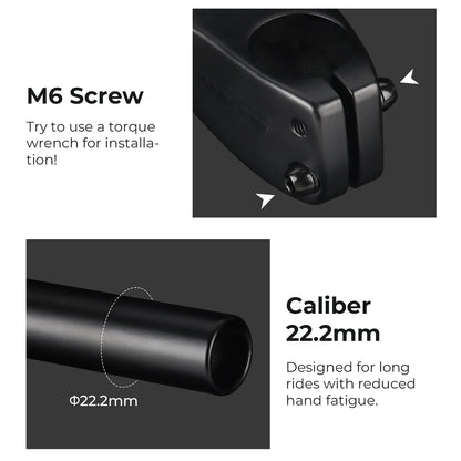 BOLANY Integrated Handlebar 775x90mm Aluminum Alloy 28.6mm