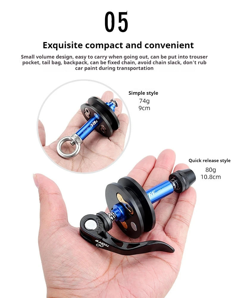 TOOPRE Chain Holder Virtual Flywheel Bicycle Mountain Road Washing Chain Chain Holder Tensioner Tool
