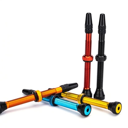 ZTTO Bicycle Tubeless Valves Stems 60mm Presta 40mm No Tubes FV With Integrated Valve Core for Road bike MTB Tire