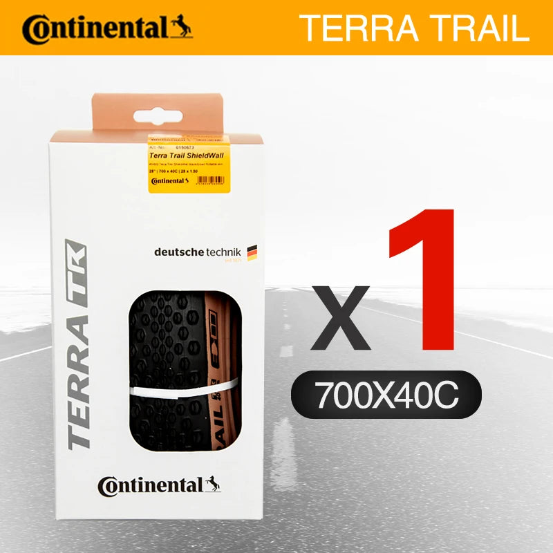 Continental Terra Trail 700x40C Road Bike 28‘‘ Gravel Tire Clincher System Puncture Protection 3/180 TPI Brown MTB Tubeless Read