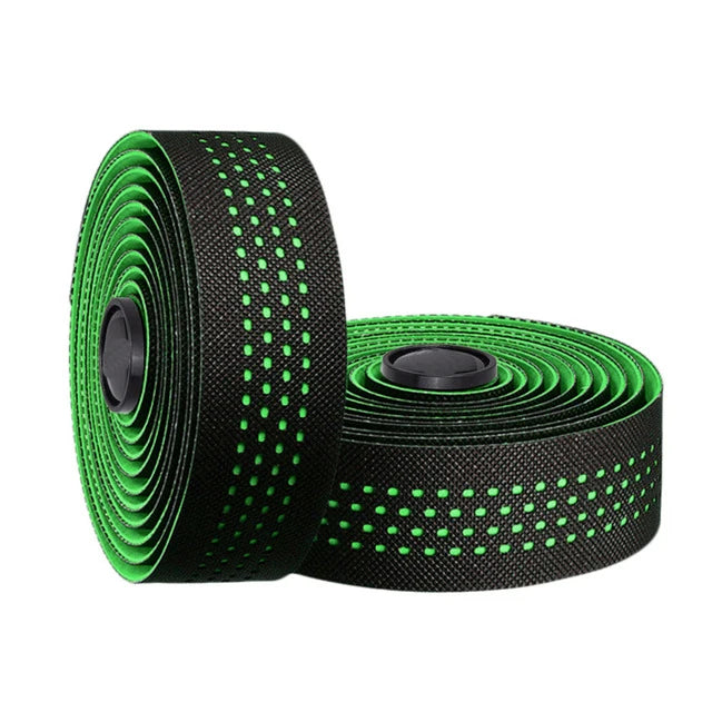 1pair Perforated Breathable Handlebar Tape Non-slip EVA/PU Soft Anti-Vibration