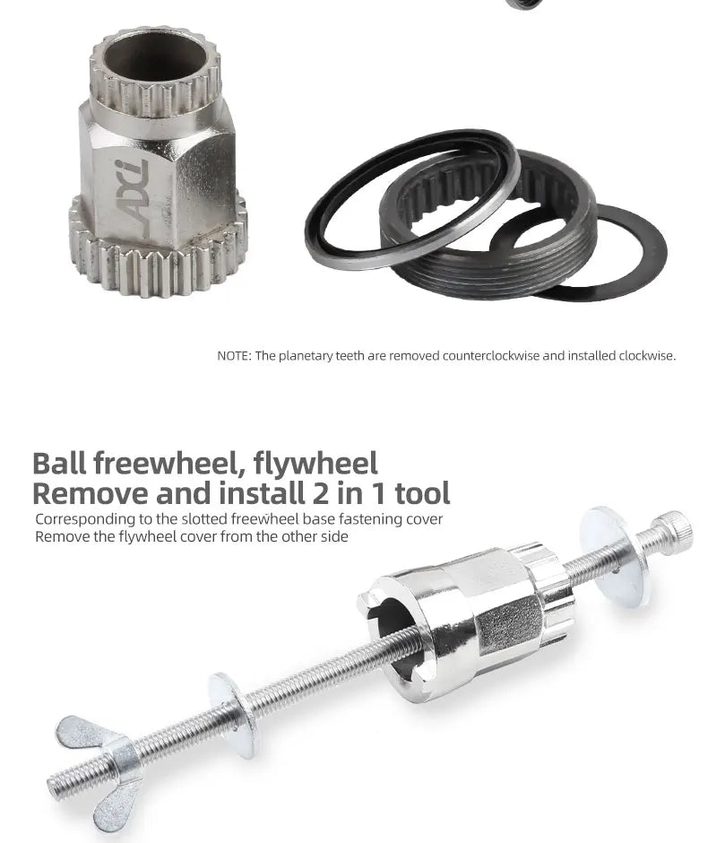 Bicycle Bearing Extractor Installation Removal Tool Kit