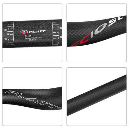 Carbon mountain bike handlebar  MTB 3k 31.8*680 760mm swallow-shaped handlebar