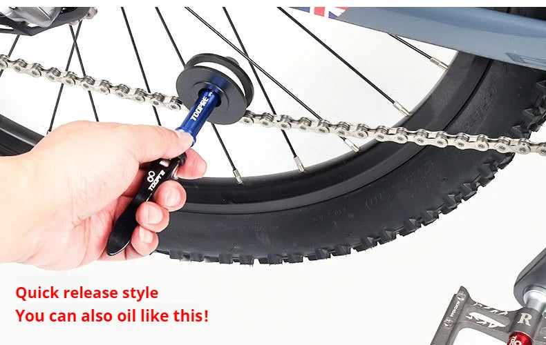 TOOPRE Chain Holder Virtual Flywheel Bicycle Mountain Road Washing Chain Chain Holder Tensioner Tool