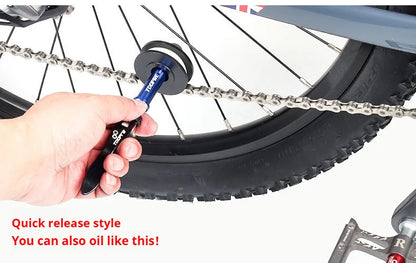 TOOPRE Chain Holder Virtual Flywheel Bicycle Mountain Road Washing Chain Chain Holder Tensioner Tool