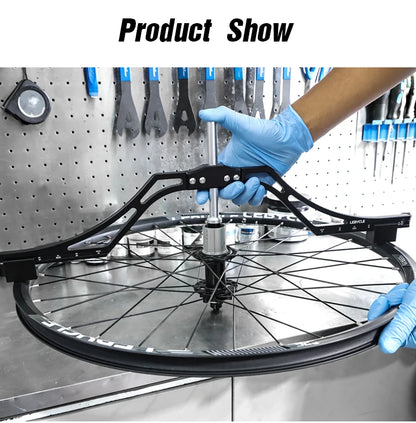 LEBYCLE Bike Wheel Dishing Gauge   16" To 29" 700C Wheel Tools