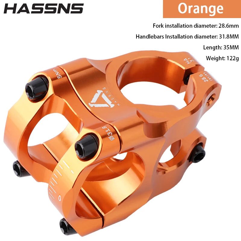 HASSNS HA31 Mountain Bike Stem 35mm 31.8mm