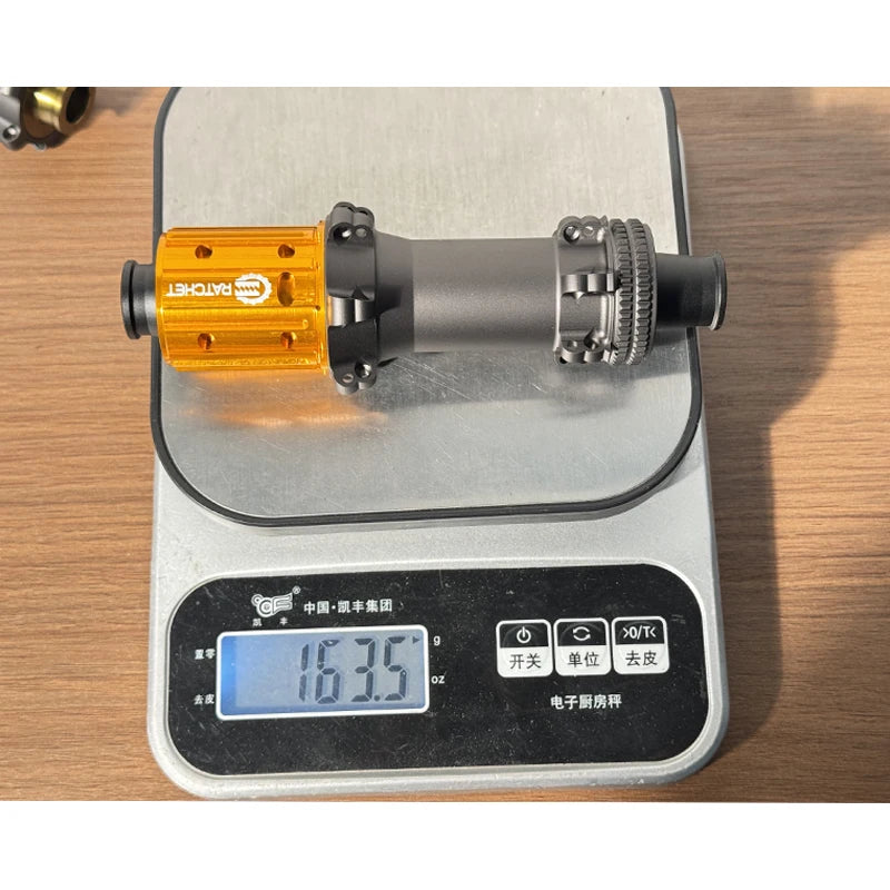 Weight 245g, Road Bicycle Hub Rachet 60T HG Freehub Body Disc Brake Center Lock  12x100/12x14