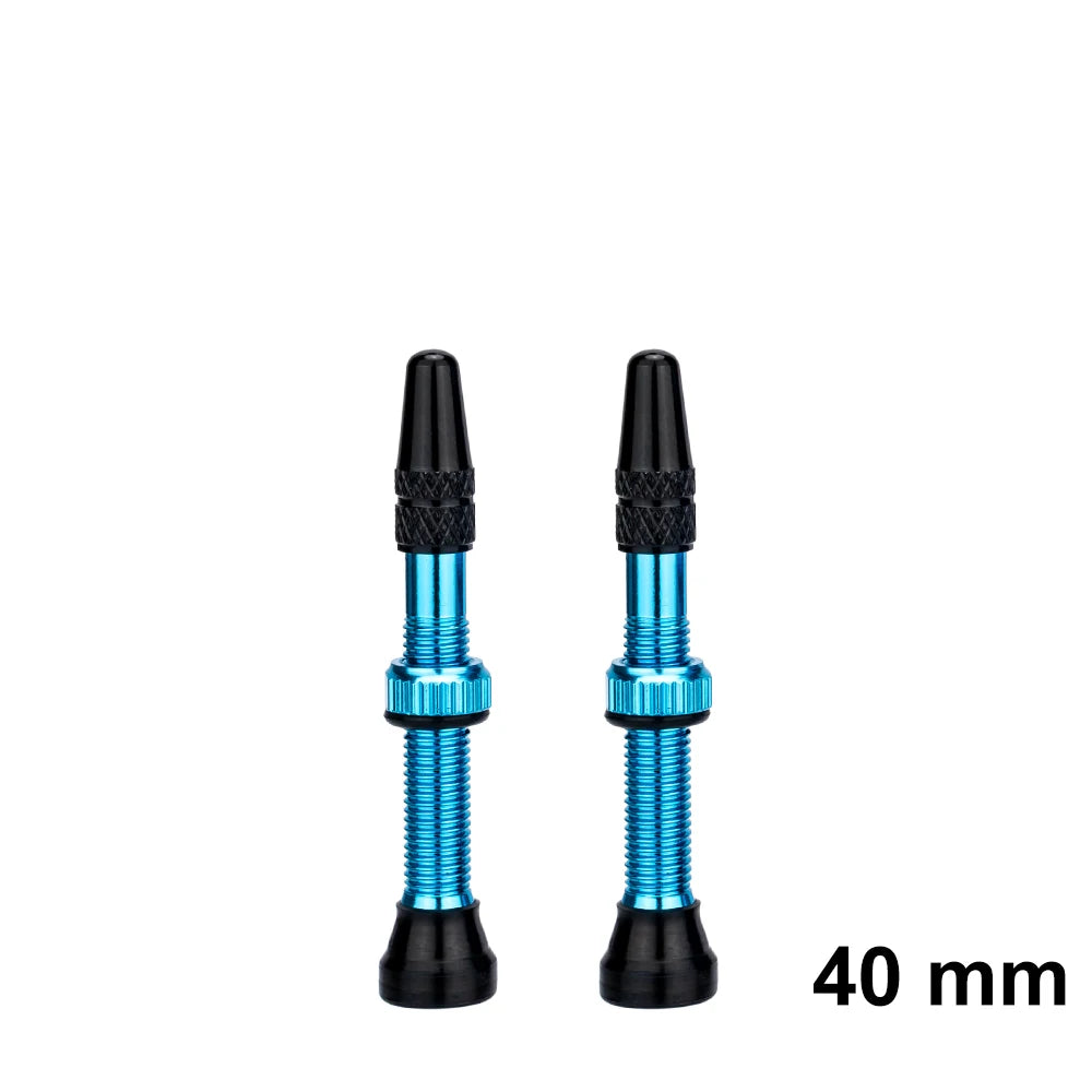 ZTTO Bicycle Tubeless Valves Stems 60mm Presta 40mm No Tubes FV With Integrated Valve Core for Road bike MTB Tire