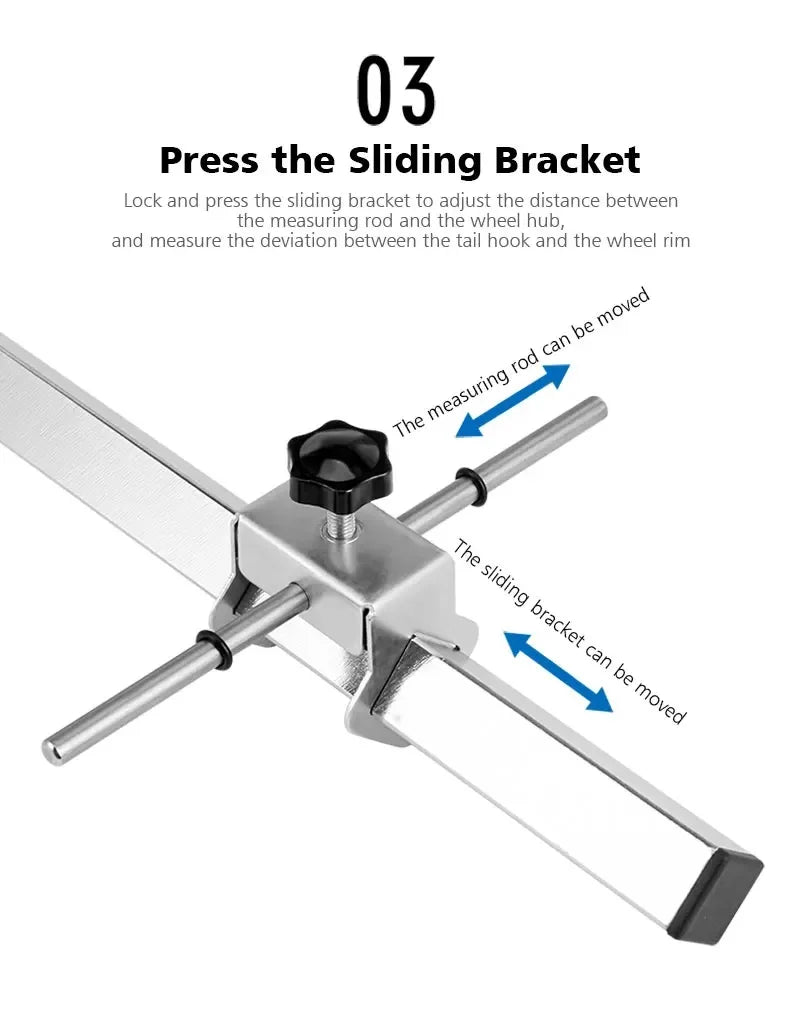 TOOPRE Bicycle Derailleur Hanger Alignment Gauge Professional Tool Measure Straighten Dropout Repair DAG-2.2 MTB Road Bike Tools
