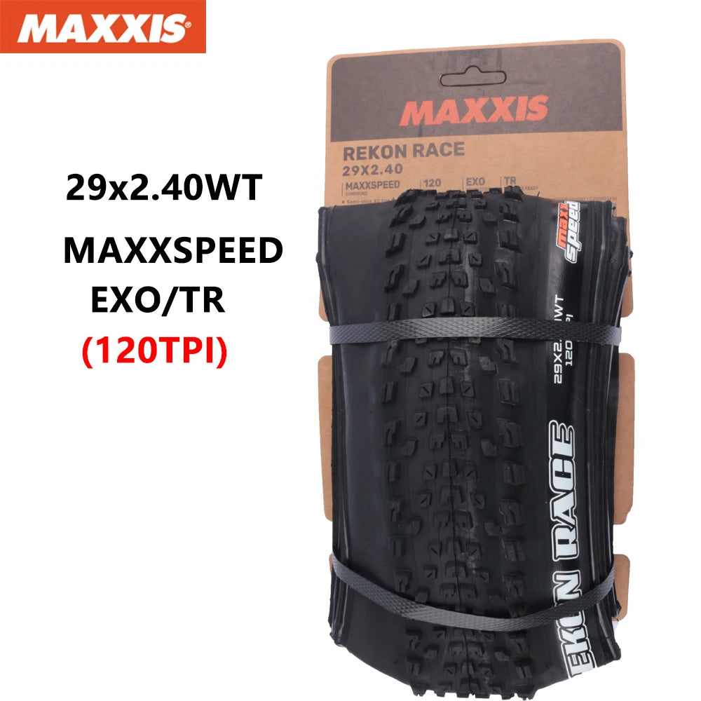 MAXXIS REKON RACE Original Mountain  Bicycle Tyre 29x2.25 29x2.35 29x2.4 Foldable Anti Puncture Tubeless XC Off-road Bike Tires