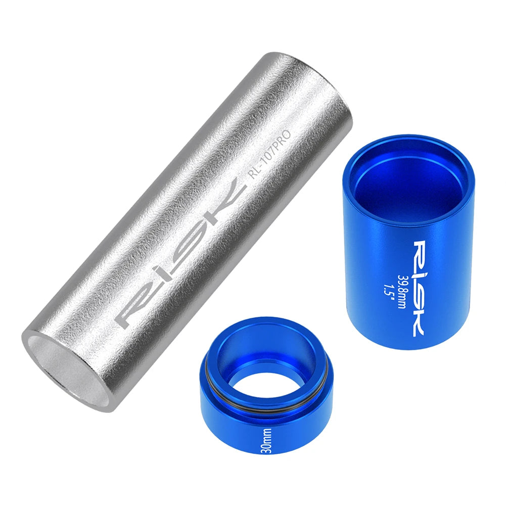RISK Bicycle Front Fork Crown Installation Tool Practical Mountain Bike Headset Press-Fit Tool Anti-slip Repairing Supplies