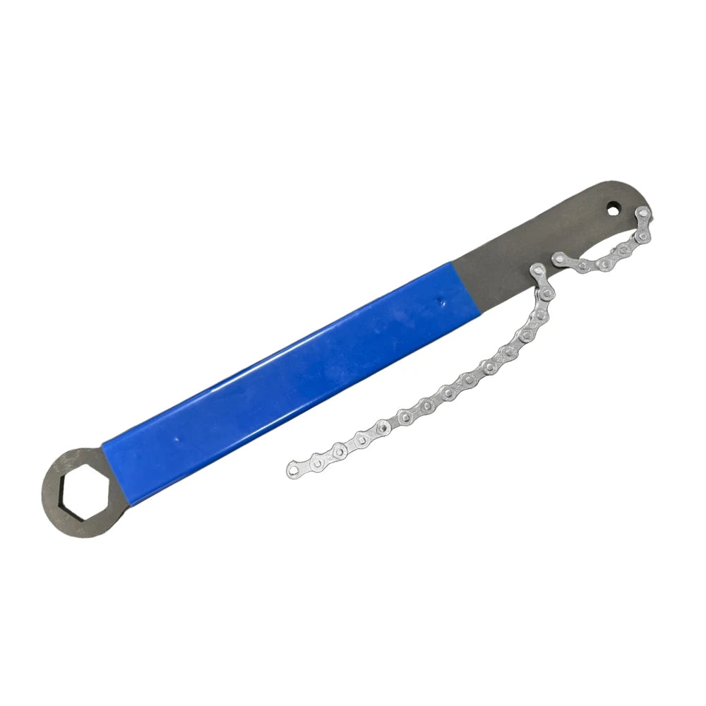 Bicycle disc brake pad correction wrench chain tool pedal wrench crank puller